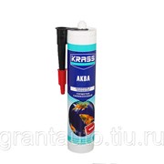 Герметик KRASS силиконовый 300мл для аквариумов черный фото
