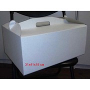 Коробка 31х41х18 см картонная для торта