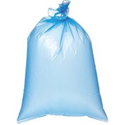 Мешки для мусора ПНД 60 л., 20 шт., голубой, рулон/100 упаковок фотография