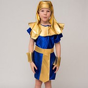 Карнавальный костюм Фараон 5-7 лет, рост 122-134 см арт.2517 фото