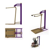 Тренажер для инвалидов-колясочников Вертикальная тяга Hercules УТМ-003 фото