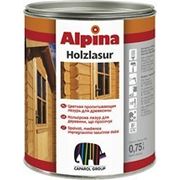 Лазурь Alpina Holzlasur (12 цветовых тонов), 0,75 л. фото