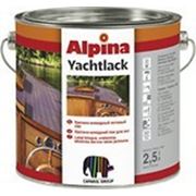 Лак стойкий к морской воде Alpina Yachtlack, 0,75 л. фото