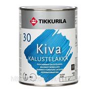 TIKKURILA Kiva (КИВА) акриловый лак полуглянец 0,9 л фотография