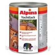 Стойкий к морской воде специальный лак для наружных работ Alpina Yachtlack 0,75л фото