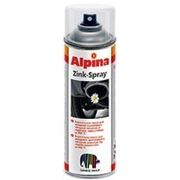 Аэрозольная эмаль для холодной оцинковки Alpina Zink Spray, 0,4 л. фото