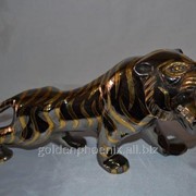 Статуэтка Тигр из латуни №3068 фотография