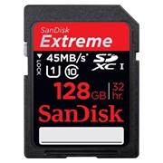 Sandisk Extreme SDXC UHS Class 1 45MB/s 128GB фото