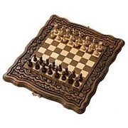Шахматы + нарды резные «Бриз» 30, Haleyan фото