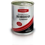 Конина тушёная консервированная фото