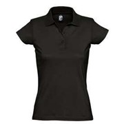 Рубашка поло женская Prescott women 170 черная, размер L фото