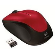Мышь беспроводная Logitech M235 Wireless Mouse, Red-Black , радио мышь, оптическая, USB, 3 кнопки, 1 колесико с нажатием