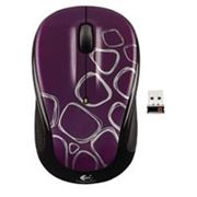 Мышь беспроводная Logitech Wireless M325, Purple Pebbles радио мышь, оптическая, USB, 3 кнопки, 1 колесико с нажатием