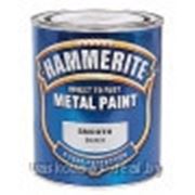 Краска Hammerite по ржавчине д/метал. глянец черный 0,75 л фото