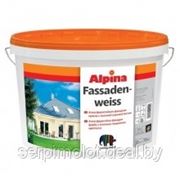 Краска акриловая фасадная Alpina Fassadenweiss Base 1 10л