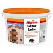 Краска фасадная фактурная Alpina Fakturfarbe Base 1 10л (15кг) фотография