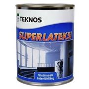 Краска Teknos SUPERLATEKSI акриловая матовая, 9л (Финляндия) фото