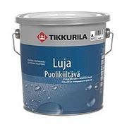 TIKKURILA Luja (ЛУЯ) акриловая полуматовая краска базис С 9 л фотография