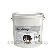 Краска декоративная блестящая Capadecor Metallacryl Interior 2,5л фото