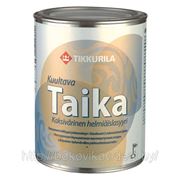 TIKKURILA Taika (ТАЙКА) перламутровая лазурь двухцветная золотая (золото/серебро) 1 л фотография