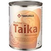 TIKKURILA Taika (ТАЙКА) перламутровая лазурь золотистая 0,9 л фотография