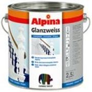 Эмаль Alpina Glanzweiss 2.5л фото