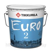 Tikkurila EURO-2 (Евро-2) — глубоко-матовая акриловая краска 9л. фотография