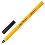 Ручка шариковая SCHNEIDER (Германия) "Tops 505 F", ЧЕРНАЯ, корпус желтый, узел 0,8 мм, линия письма 0,4 мм,