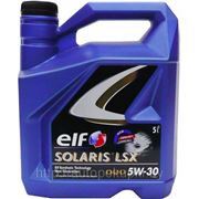 Масло моторное Elf Solaris LSX 5W-30 5л. фотография