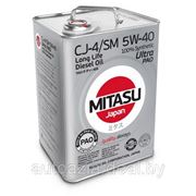 Масло моторное MITASU ULTRA DIESEL CJ-4/SM 5W-40 100% Synthetic 6л. фото