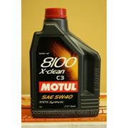Моторное масло Motul 5W40 8100 X-CLEAN 2L фото