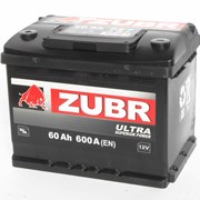 Аккумулятор автомобильный ZUBR Ultra 60 (L +)