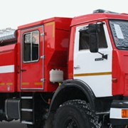 Автоцистерна пожарная АЦ 2,5-40 КамАЗ-4326 экипаж 7 чел., насос в заднем отсеке фото