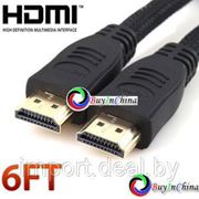 1,3 HDMI кабель в плетенной оболочке (1,8м)