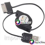Выдвижной USB кабель передачи данных для Samsung Galaxy Tab P1000 фото