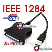 Кабель-адаптер для принтера USB - 25 Pin IEEE 1284 фотография