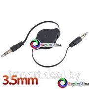 Удлинительный вытяжной аудио кабель М/М 3,5 мм для Mp3 iPhone фотография