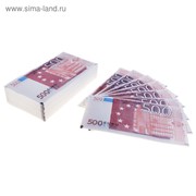 Салфетки "Пачка денег 500 евро" 30 листов