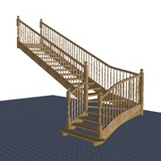 Деревянная лестница от производителя