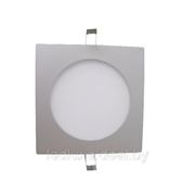 Светодиодная панель: 180x180x13mm, серый квадрат фотография