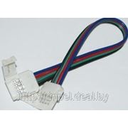 Коннектор led strip connectors,10mm for RGB, both ends with connectors фото