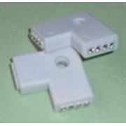 Коннектор led strip connectors,4P L type фотография