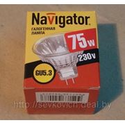 Лампа галогенная GU5.3 Navigator с отражателем JCDR 220V 75W фото