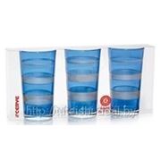 Набор стаканов ALEXIA голубой 250мл, 3шт фотография