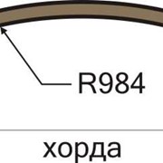 МДФ фасад Радиусный R-1000