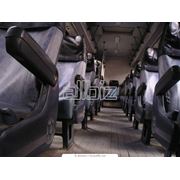 Обшивка мягких элементов автобусов фото