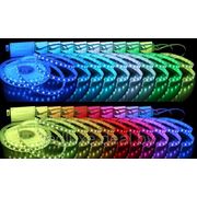 Влагозащищенная светодиодная RGB-лента SMD 5050, IP65 (60 диодов на метр) фото