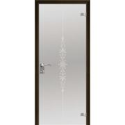 Межкомнатная дверь из цельностеклянного дверного полотна  триплекс матовый “Глэдис“ фото