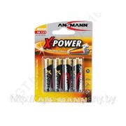 Батарейка Ansmann Alkaline Xpower AA, LR6, AM3, MN1500 1.5V 4 шт (5015663) фотография