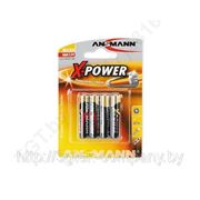 Батарейка Ansmann Alkaline Xpower AAA, LR03, AM4, MN2400 1.5V 4 шт (5015653) фото